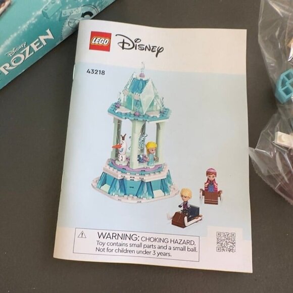 LEGO Disney Frozen Anna and Elsa’s Magical Carousel 43218 Ice Palace Toy Castle - Picture 4 of 11